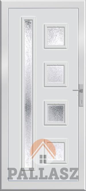 Kömmerling MD88 műanyag bejárati ajtó - Knight KN5