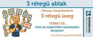 3 rétegű ablak