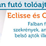 Falban futó tolóajtó