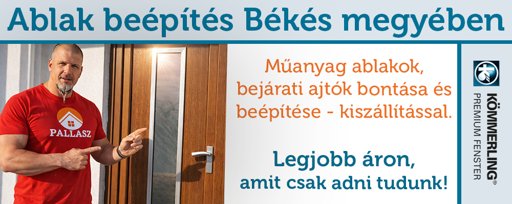 Műanyag ablak beépítéssel Békéscsabán