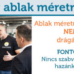 Műanyag ablak méretre gyártás