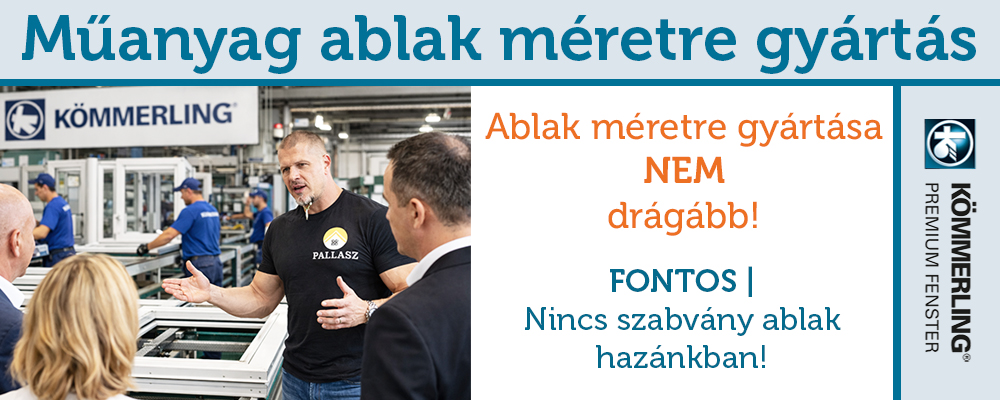 Műanyag ablak méretre gyártás