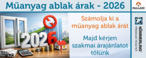 Műanyag ablak árak - 2026
