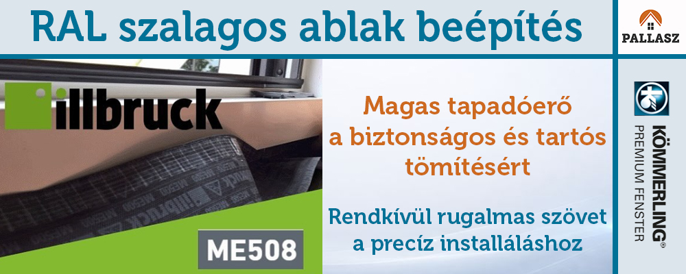 Ilbruck ME508 i RAL ablakbeépítés
