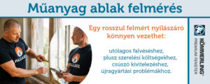Műanyag ablak felmérés