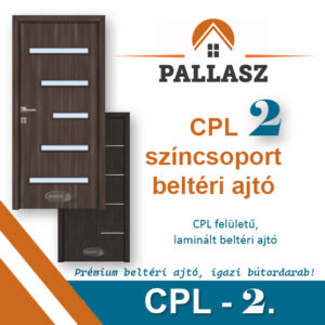CPL-beltéri ajtó - 2-színcsoport
