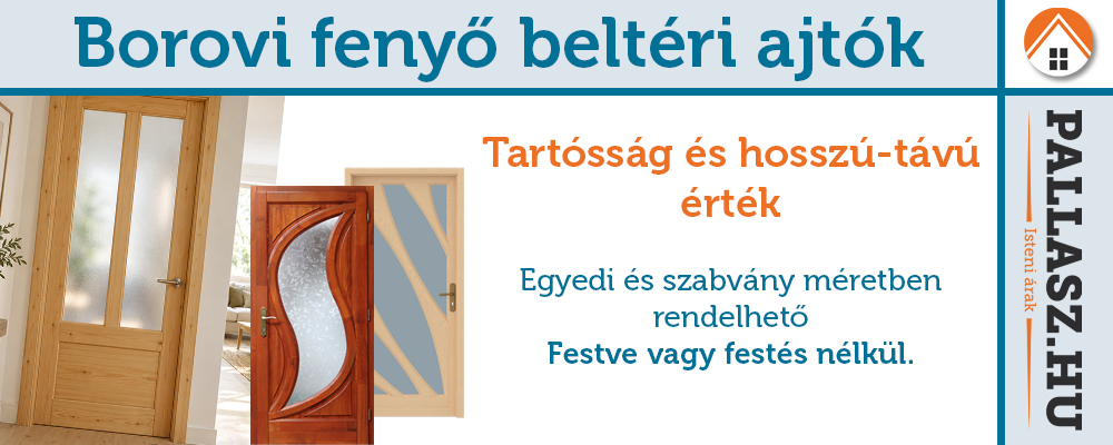 Borovi fenyő beltéri ajtó